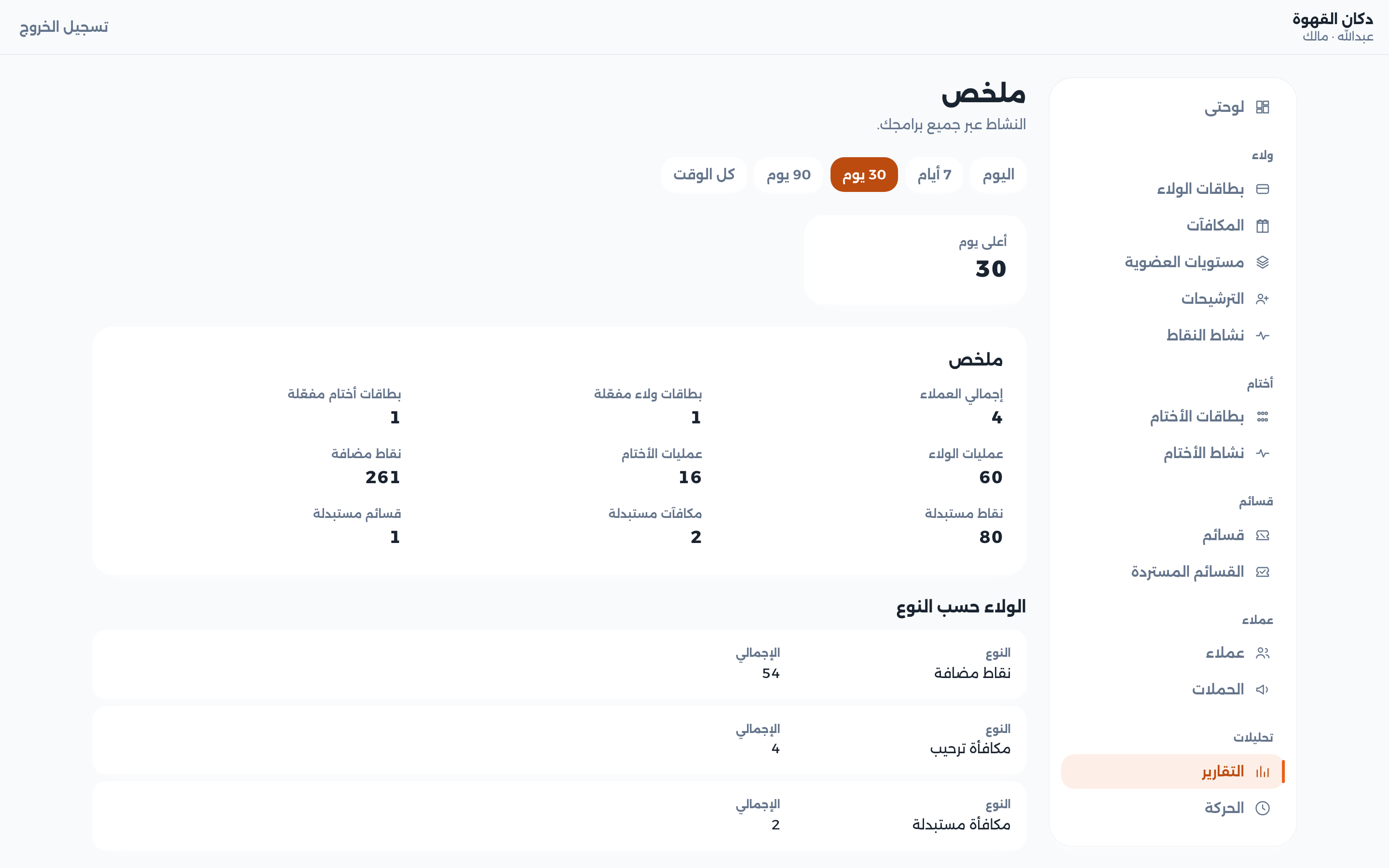 التقارير